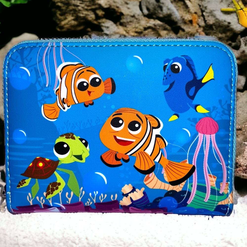 Disney Finding Nemo 20th Anniversary Zip Around Wallet